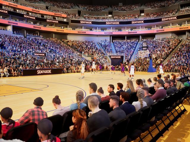 Chase Center - Section Riser 17 Seat View