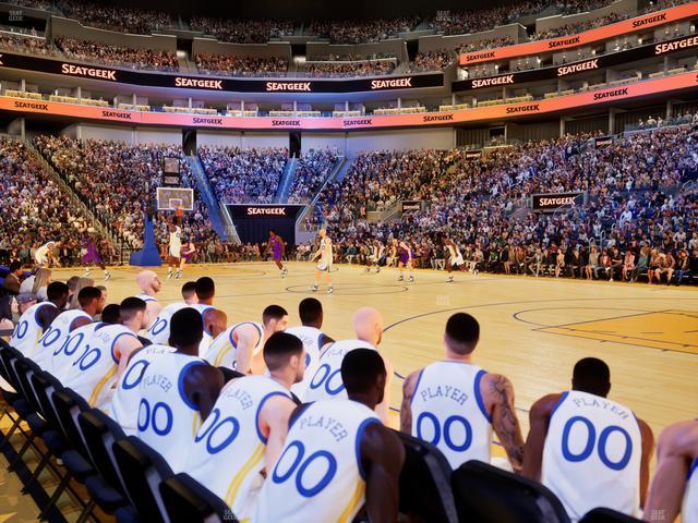 Chase Center - Section Riser 2 Seat View