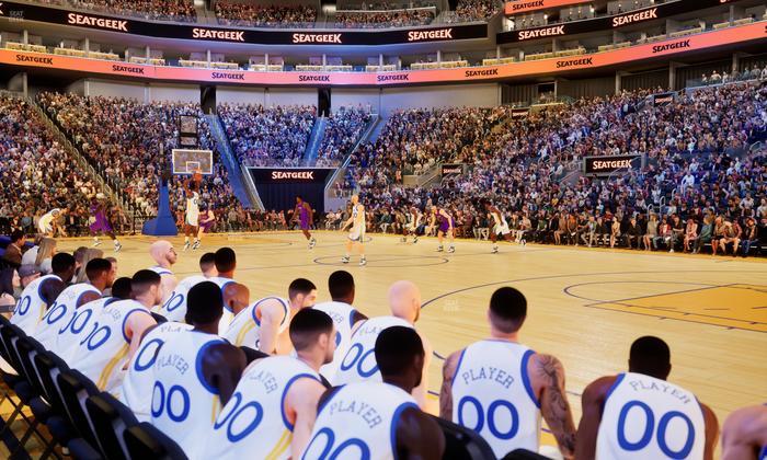 Chase Center - Section Riser 2 Seat View