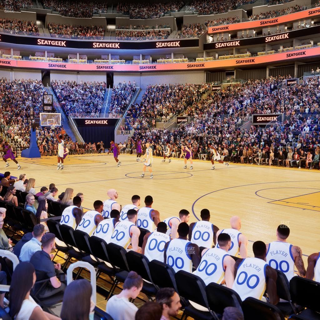 Chase Center - Section Riser 2 Seat View
