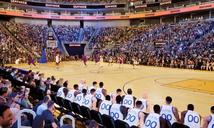 Chase Center - Section Riser 2 Seat View