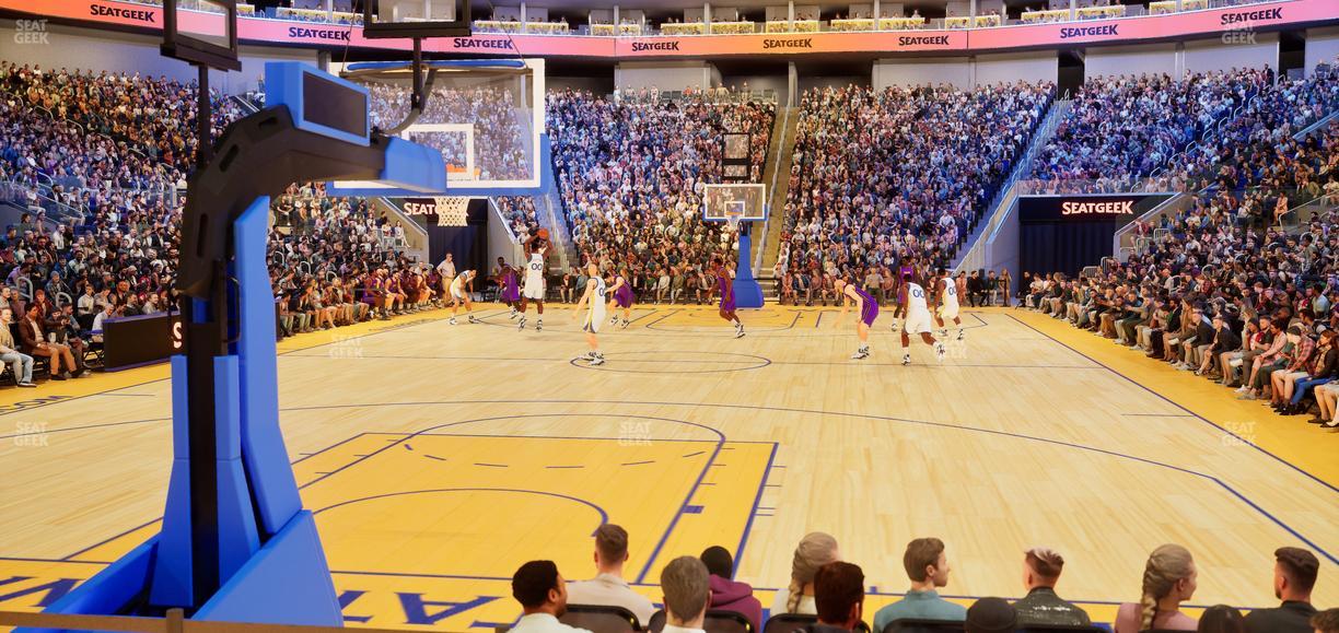 Chase Center - Section Riser 21 Seat View