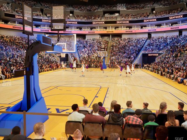 Chase Center - Section Riser 21 Seat View