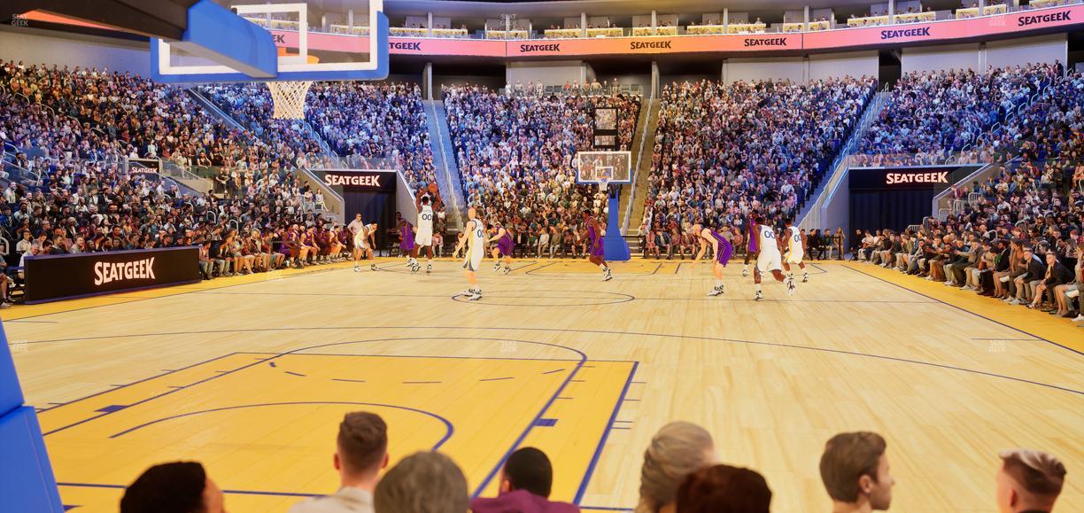 Chase Center - Section Riser 21 Seat View