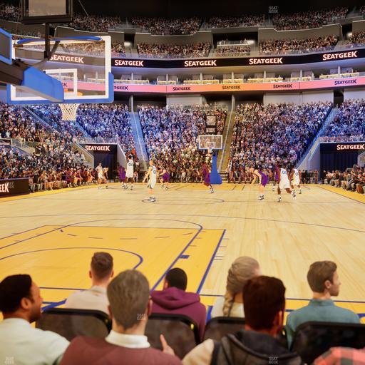 Chase Center - Section Riser 21 Seat View