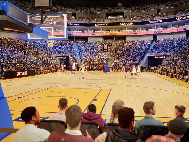 Chase Center - Section Riser 21 Seat View