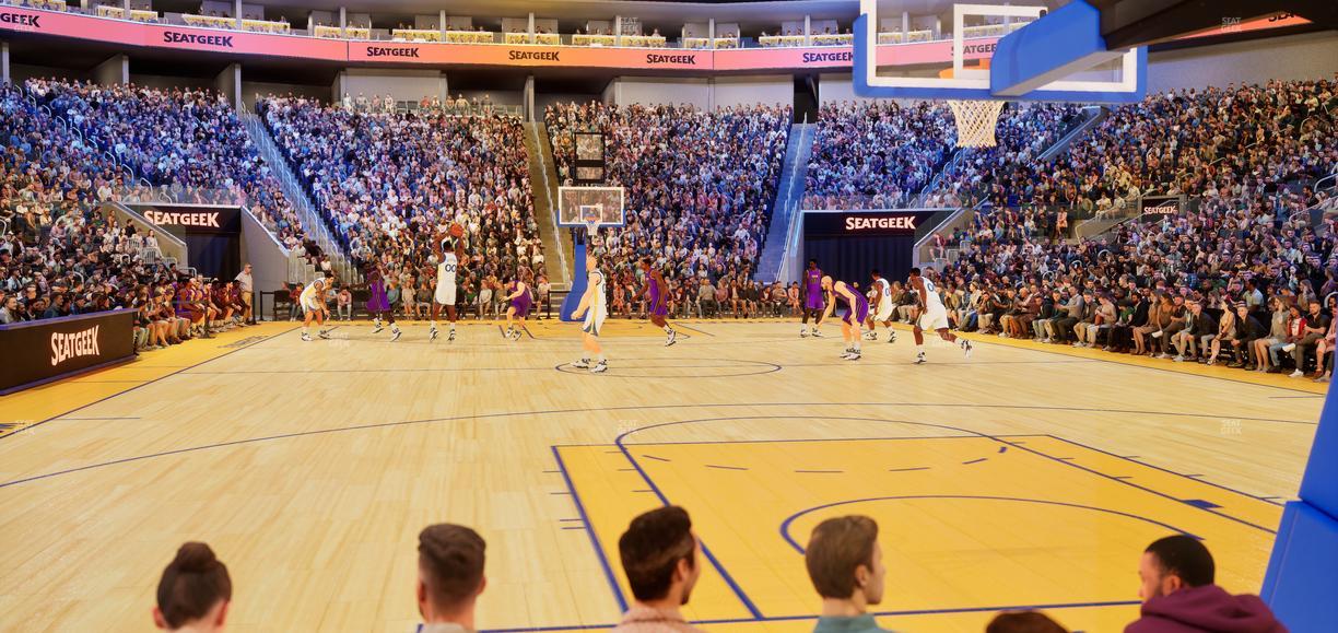 Chase Center - Section Riser 22 Seat View