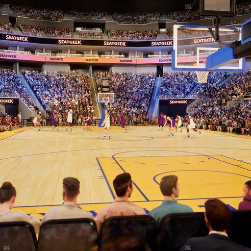 Chase Center - Section Riser 22 Seat View