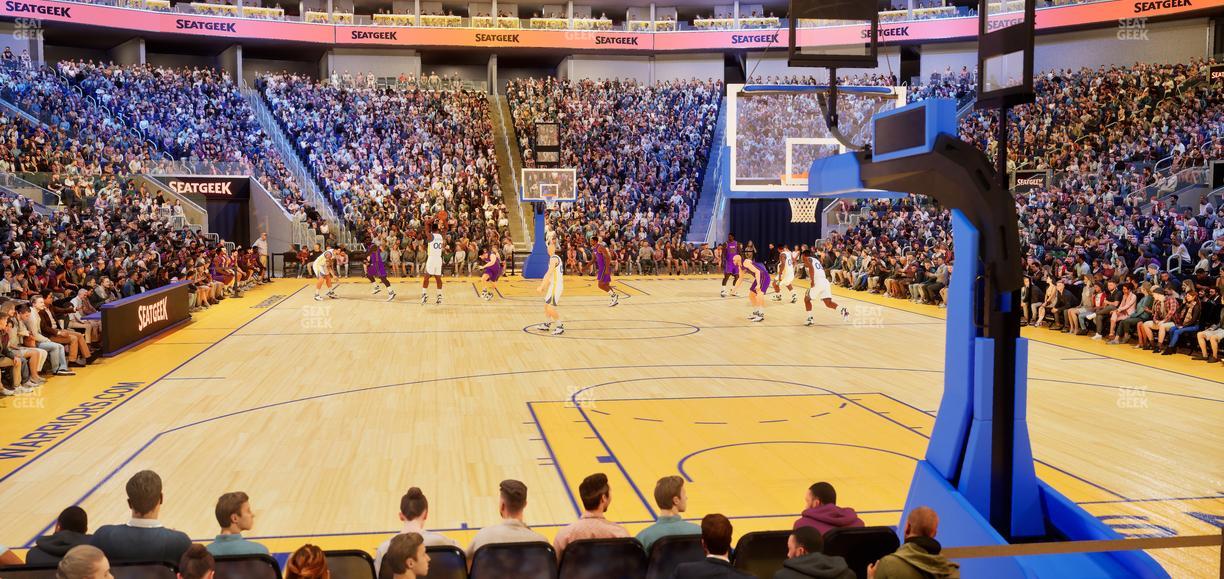 Chase Center - Section Riser 22 Seat View