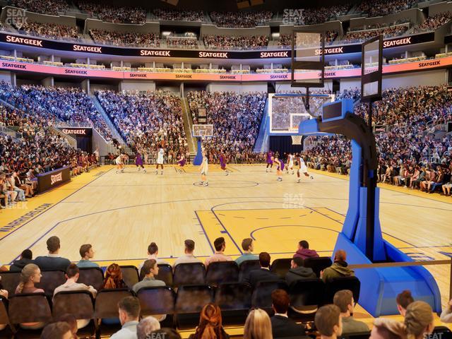 Chase Center - Section Riser 22 Seat View