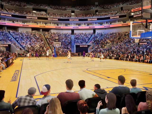 Chase Center - Section Riser 23 Seat View