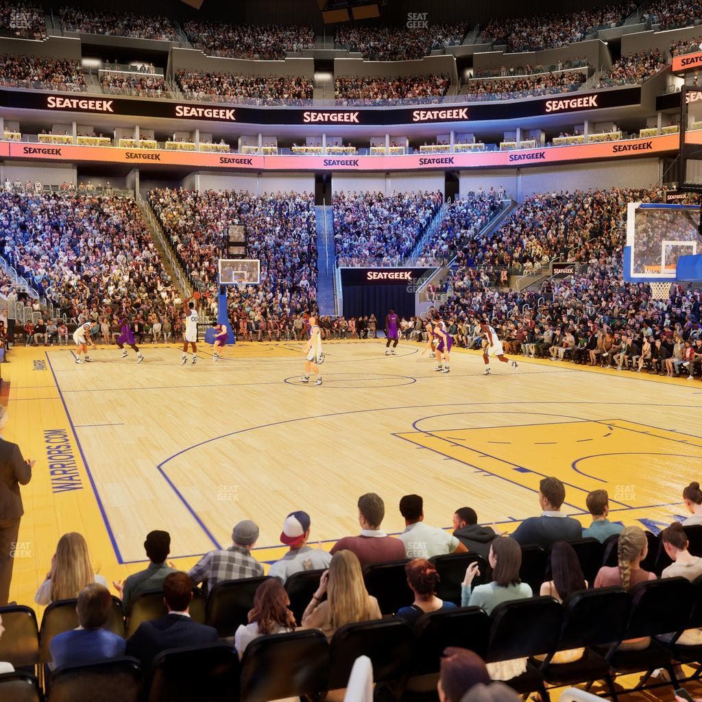 Chase Center - Section Riser 23 Seat View