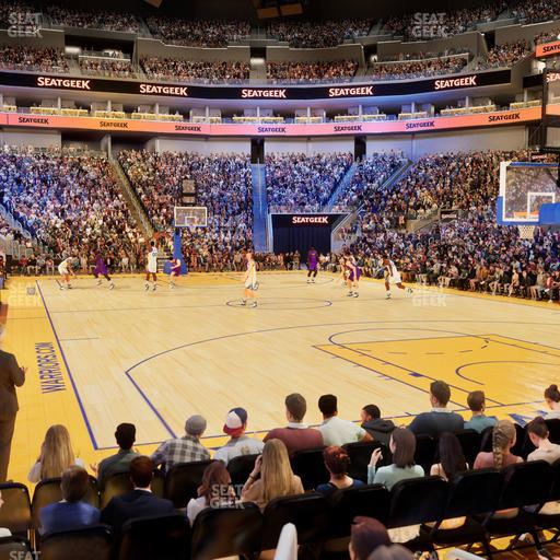 Chase Center - Section Riser 23 Seat View