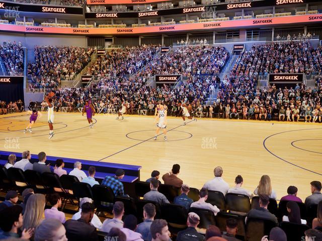 Chase Center - Section Riser 3 Seat View