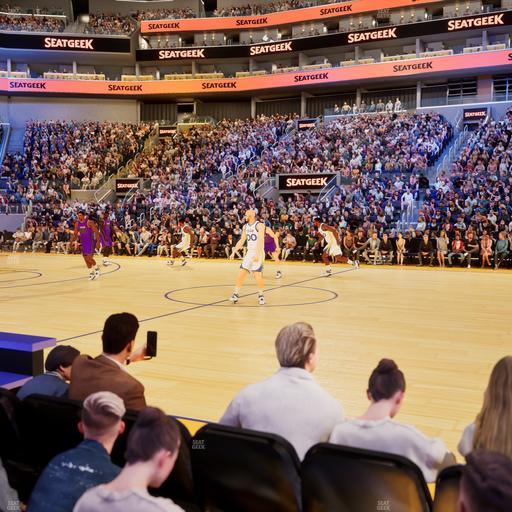 Chase Center - Section Riser 3 Seat View