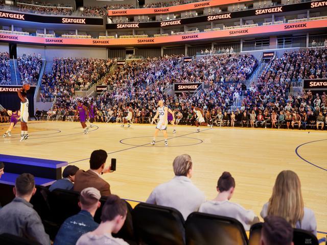 Chase Center - Section Riser 3 Seat View