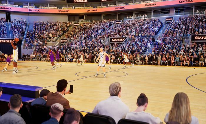 Chase Center - Section Riser 3 Seat View