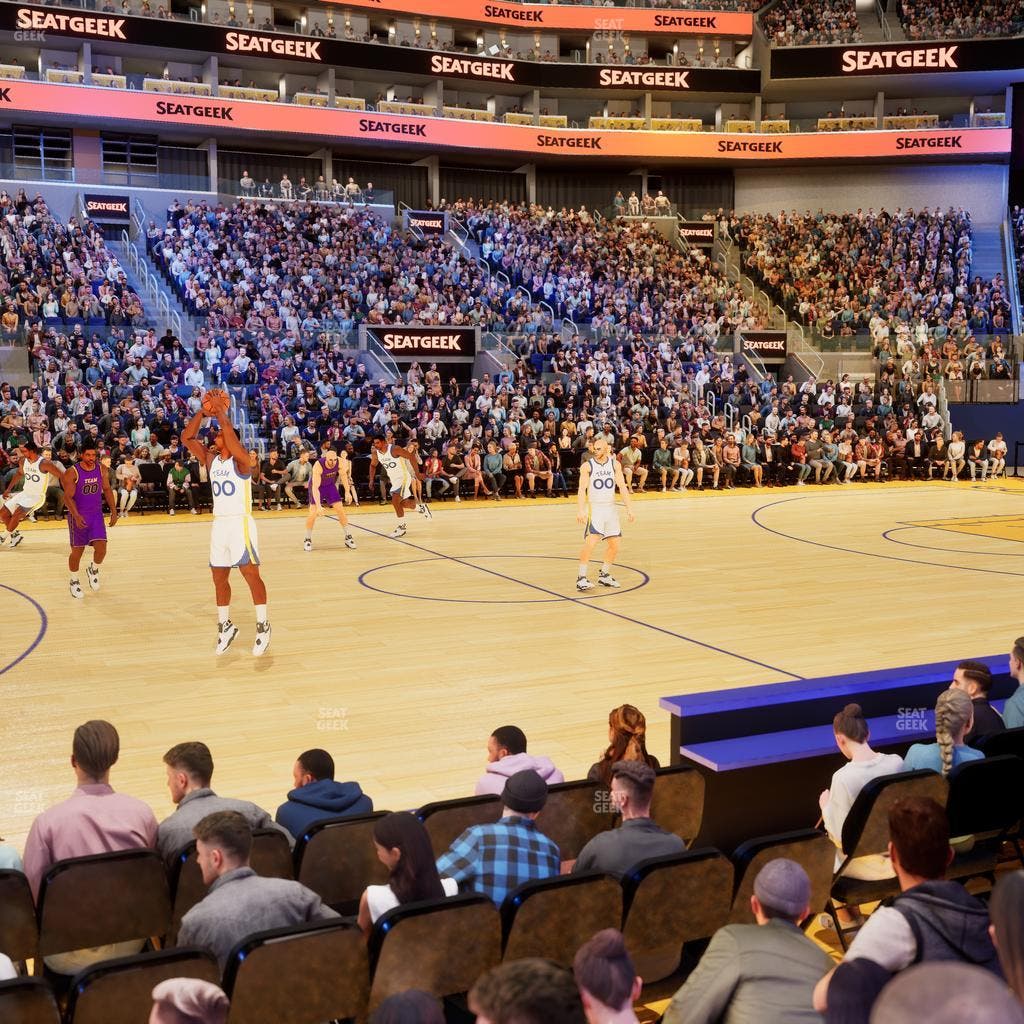 Chase Center - Section Riser 4 Seat View