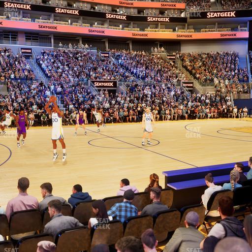 Chase Center - Section Riser 4 Seat View