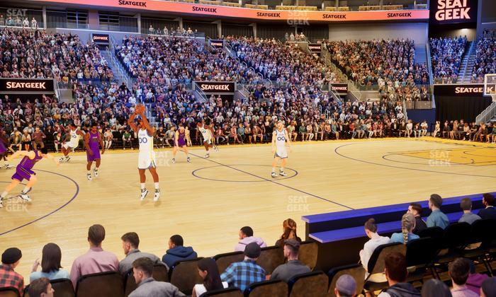 Chase Center - Section Riser 4 Seat View