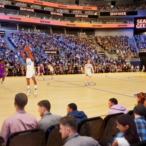 Chase Center - Section Riser 4 Seat View