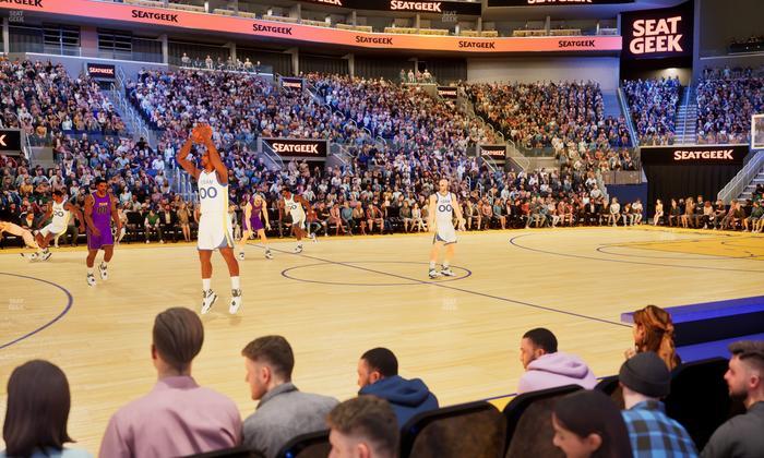 Chase Center - Section Riser 4 Seat View