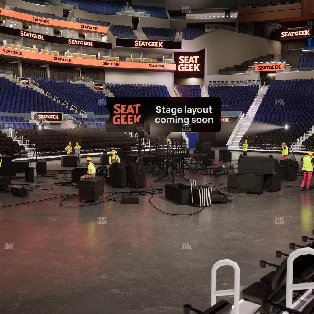 Chase Center - Section Riser 5 Seat View