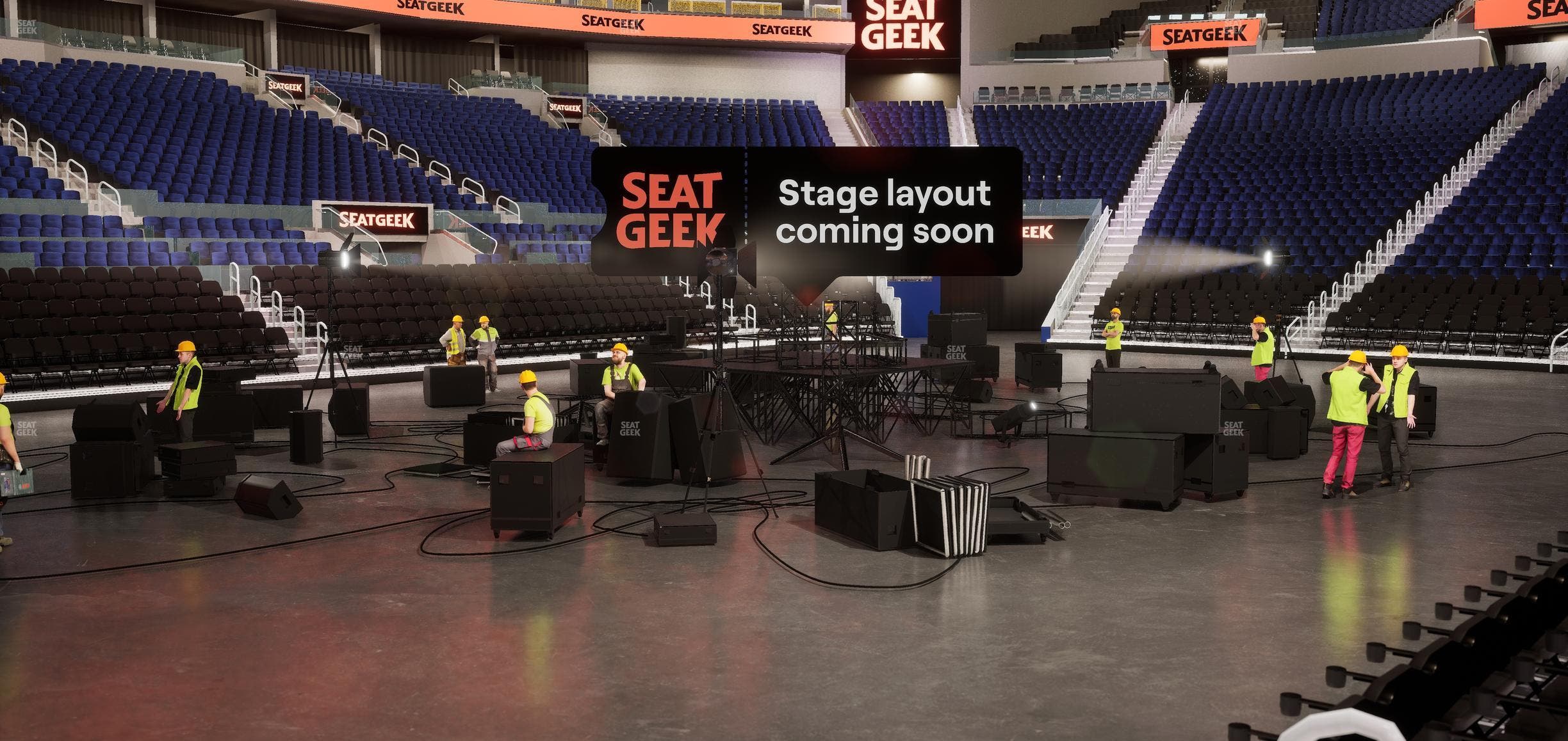 Chase Center - Section Riser 5 Seat View