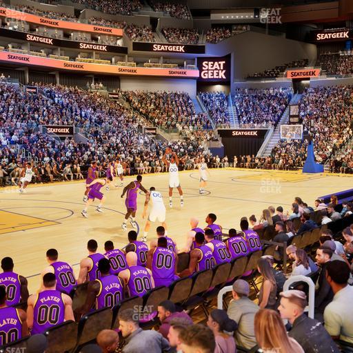 Chase Center - Section Riser 5 Seat View