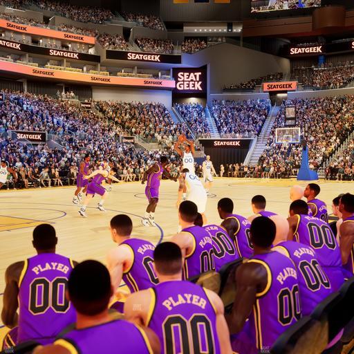 Chase Center - Section Riser 5 Seat View