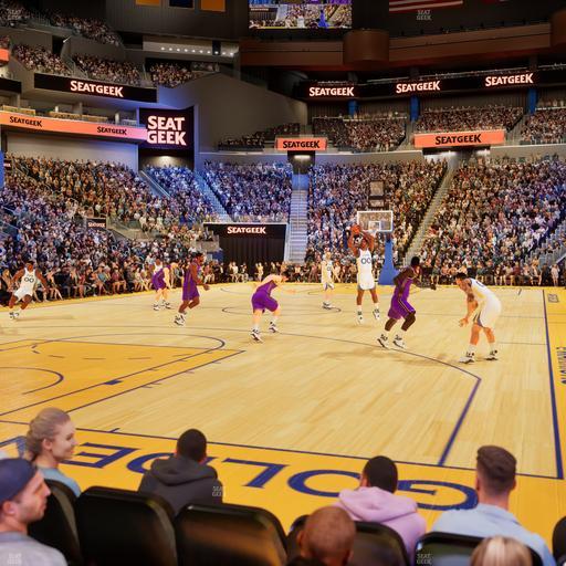 Chase Center - Section Riser 8 Seat View