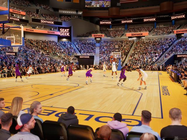 Chase Center - Section Riser 8 Seat View