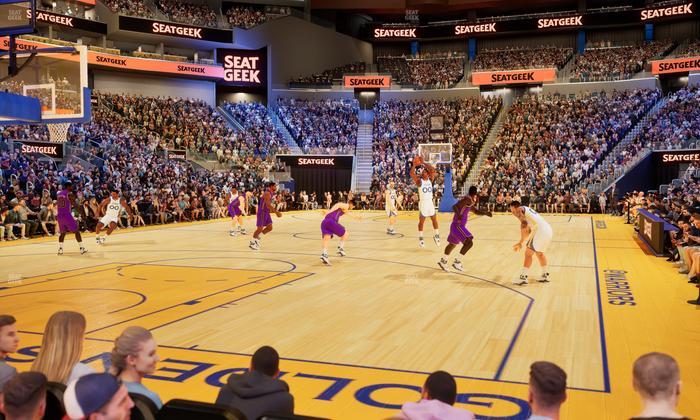 Chase Center - Section Riser 8 Seat View