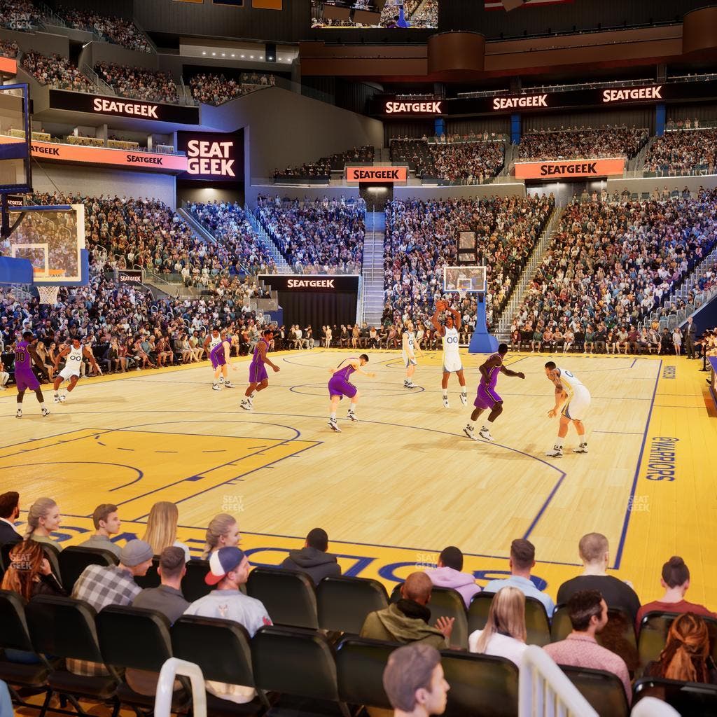 Chase Center - Section Riser 8 Seat View