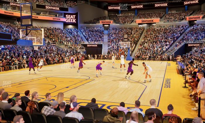 Chase Center - Section Riser 8 Seat View