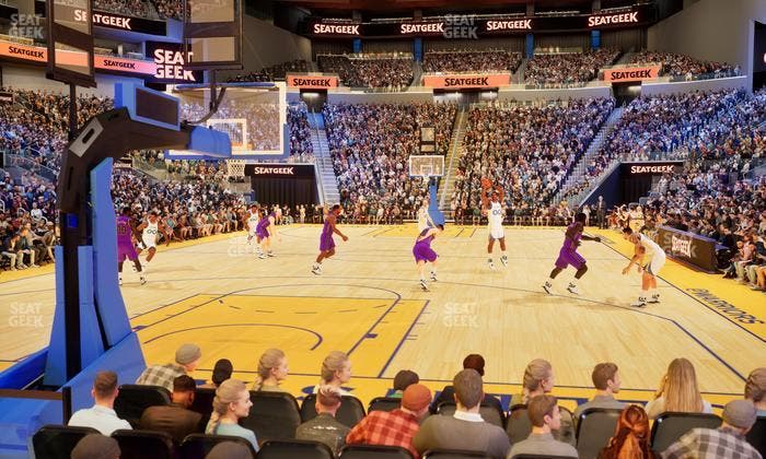 Chase Center - Section Riser 9 Seat View