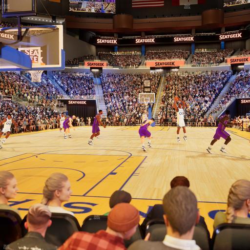 Chase Center - Section Riser 9 Seat View