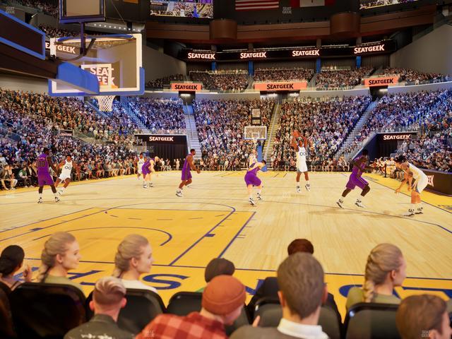 Chase Center - Section Riser 9 Seat View