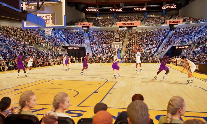 Chase Center - Section Riser 9 Seat View