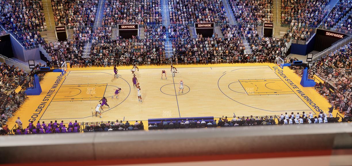 Chase Center - Section Theater Box 16 Seat View