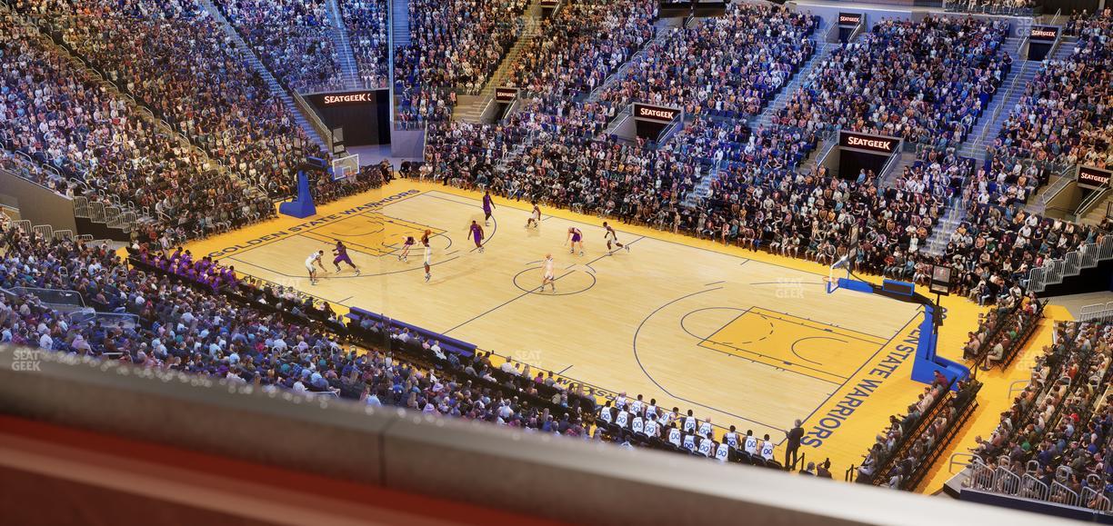 Chase Center - Section Theater Box 2 Seat View