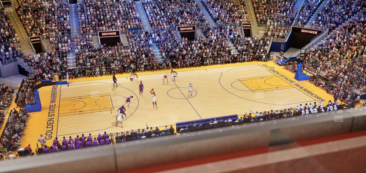 Chase Center - Section Theater Box 20 Seat View