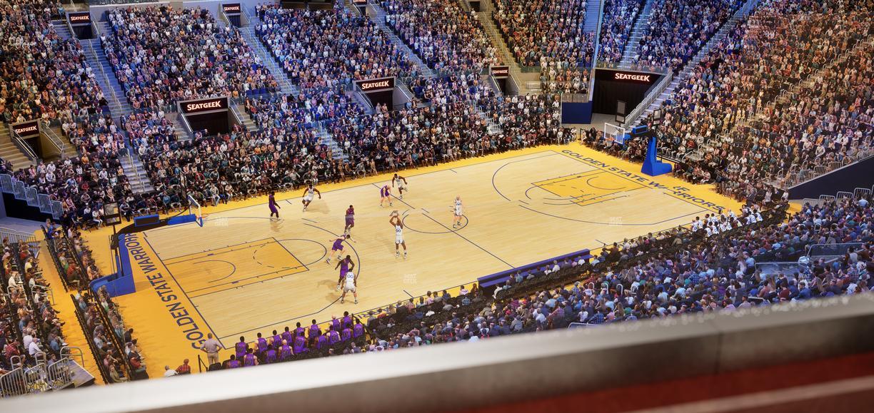 Chase Center - Section Theater Box 25 Seat View