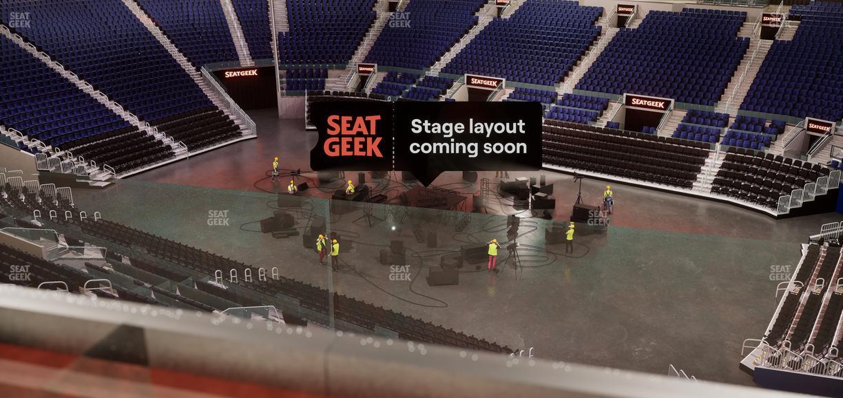 Chase Center - Section Theater Box 3 Seat View