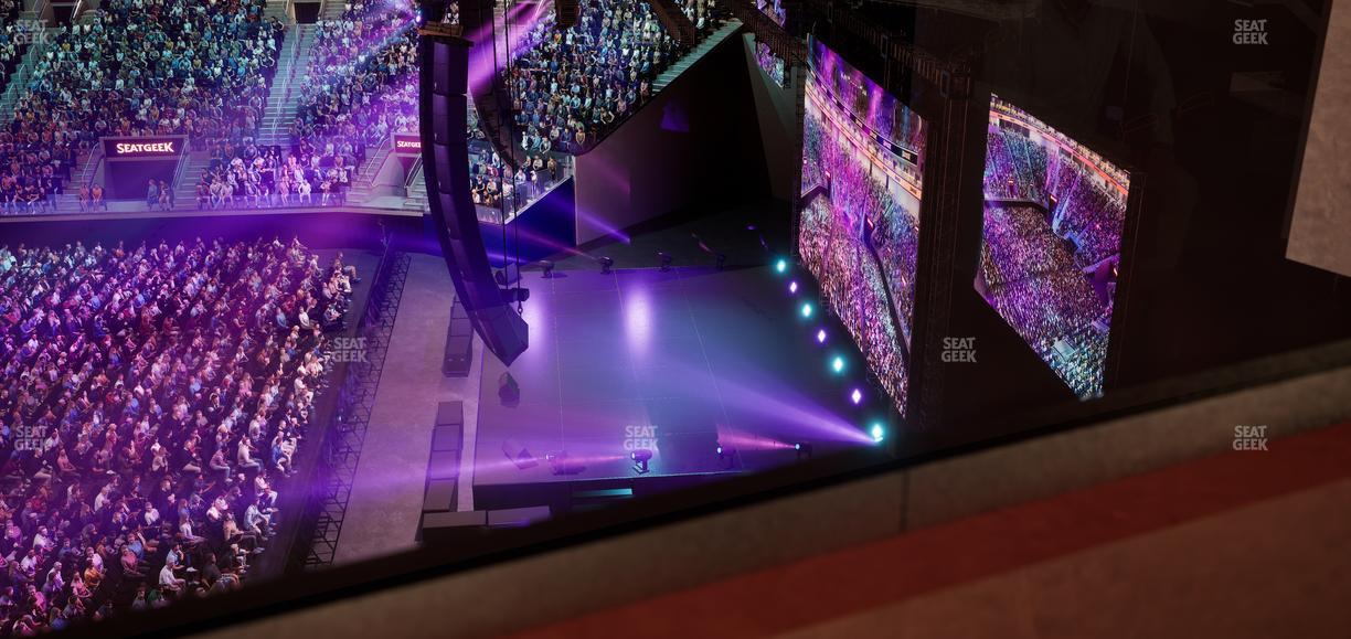 Chase Center - Section Theater Box 3 Seat View