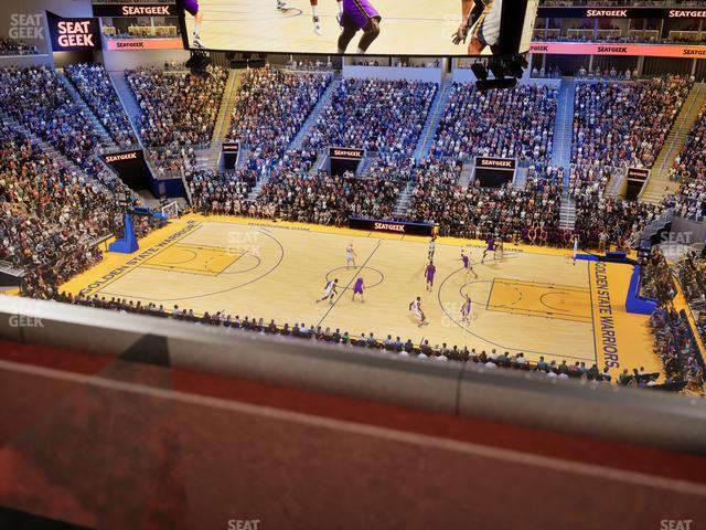 Chase Center - Section Theater Box 39 Seat View