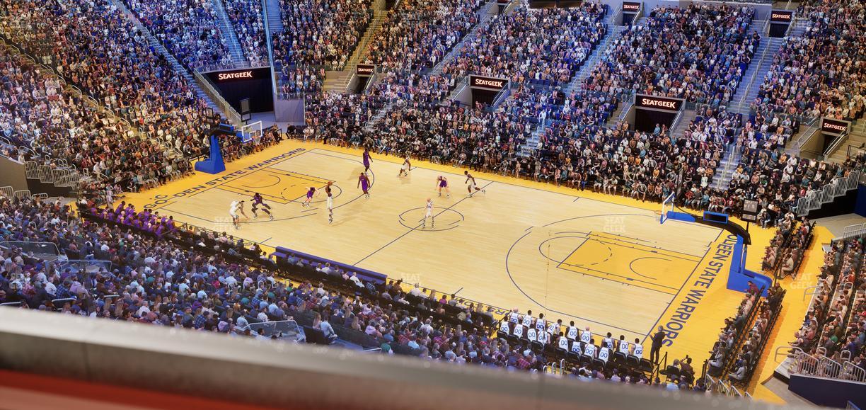 Chase Center - Section Theater Box 4 Seat View