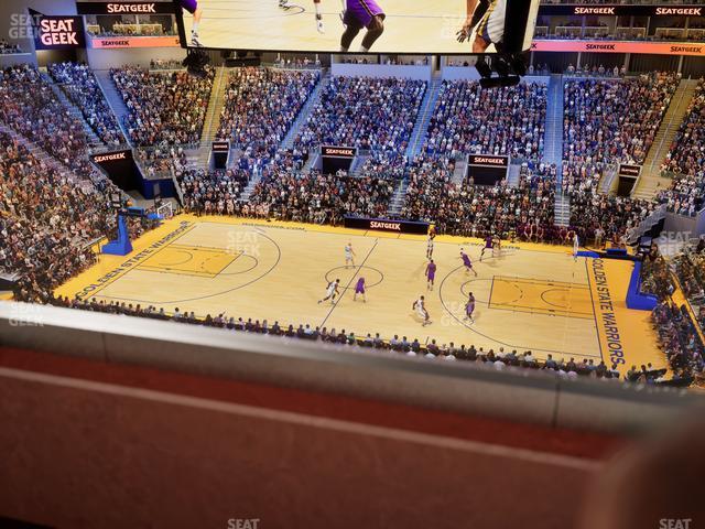 Chase Center - Section Theater Box 40 Seat View