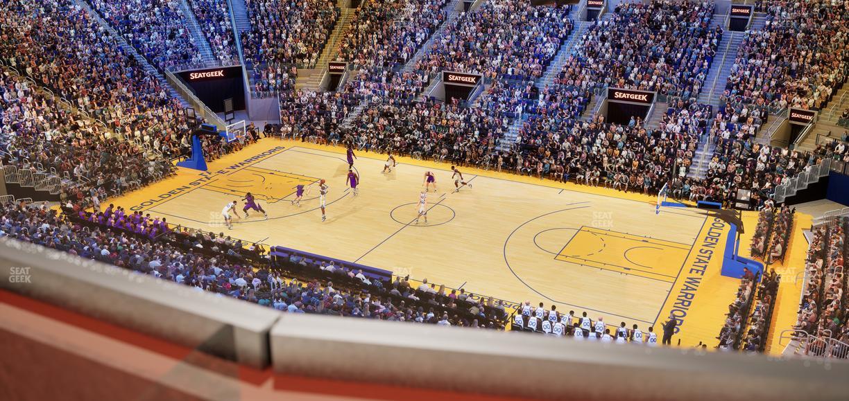 Chase Center - Section Theater Box 5 Seat View