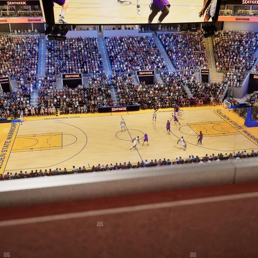 Chase Center - Section Theater Box 50 Seat View